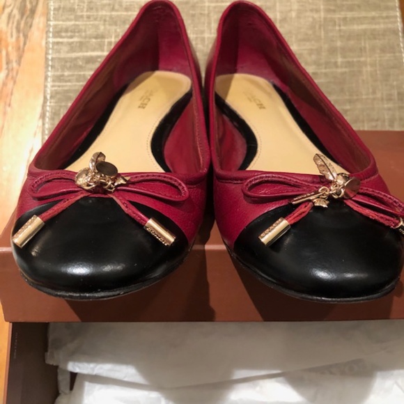 COACH, Charm Embellished Ballet Flats, Size 5.5 - Picture 1 of 9